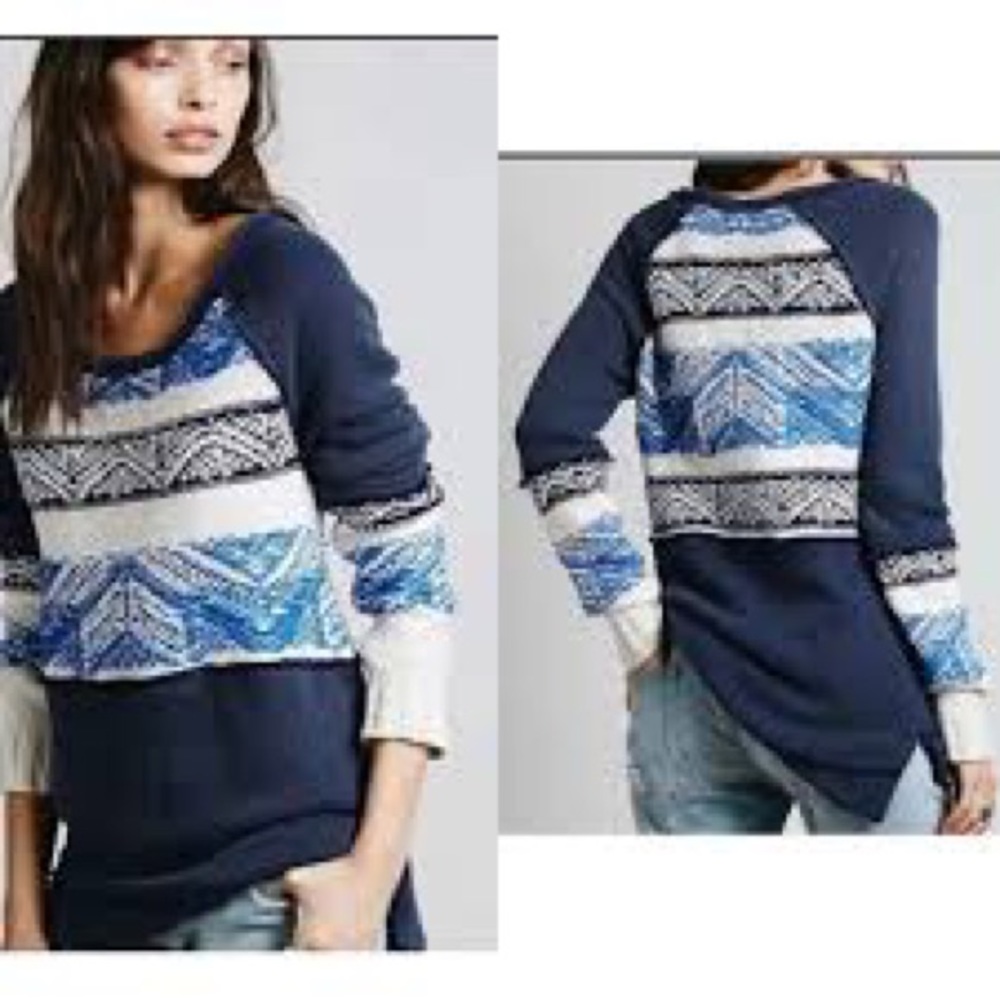 Free People Nordic Sweater Small EUC